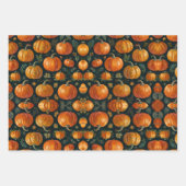 Halloween Pumpkin Pie Vibes Inpakpapier Vel (Voorkant 2)