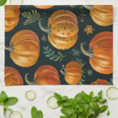 Halloween Pumpkin Pie Vibes Theedoek (Gevouwen)