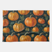 Halloween Pumpkin Pie Vibes Theedoek (Horizontaal)