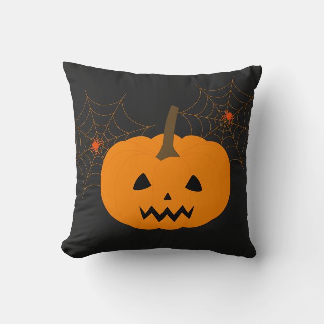 Halloween Pumpkin Pillow Kussen (Voorkant)