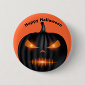 Halloween Pumpkin Pin Ronde Button 5,7 Cm (Voorkant)