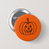 Halloween Pumpkin Pin Ronde Button 5,7 Cm (Voorkant /achterkant)