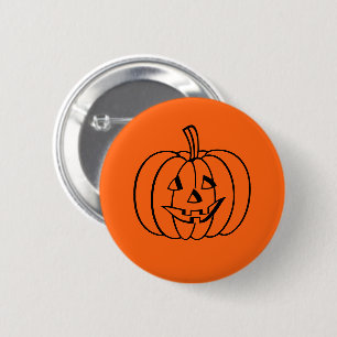 Halloween Pumpkin Pin Ronde Button 5,7 Cm