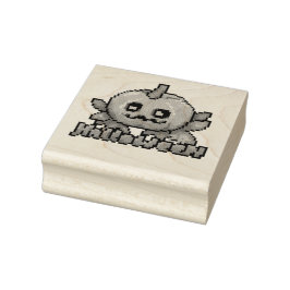 Halloween pumpkin, Pixel Art, Pixelart  Rubberstempel