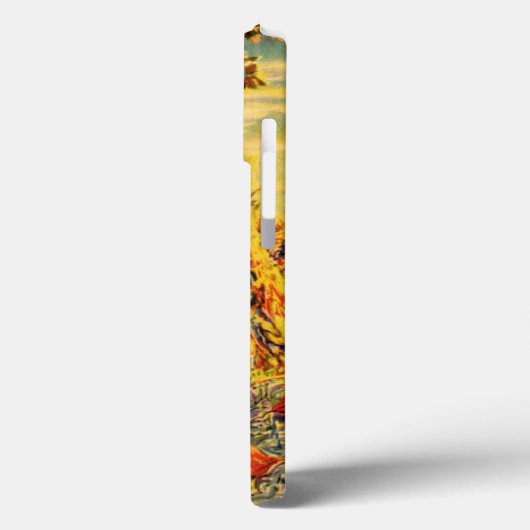 Halloween Pumpkin-pleister met Haystacks Case-Mate iPhone Case (Achterkant / Links)