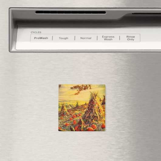  Halloween Pumpkin-pleister met Haystacks Magneet (Insitu (Vaatwasser))