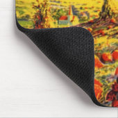  Halloween Pumpkin-pleister met Haystacks Muismat (Hoek)