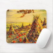  Halloween Pumpkin-pleister met Haystacks Muismat (Met muis)