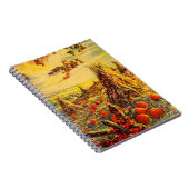  Halloween Pumpkin-pleister met Haystacks Notitieboek (Rechterzijde)