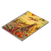  Halloween Pumpkin-pleister met Haystacks Notitieboek (Linkerzijde)