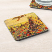  Halloween Pumpkin-pleister met Haystacks Onderzetter (Linkerzijde)