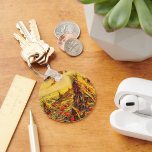  Halloween Pumpkin-pleister met Haystacks Sleutelhanger