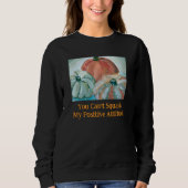 Halloween Pumpkin Positivity Sweatshirt  (Voorkant)