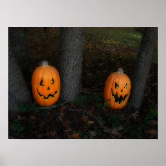 Halloween Pumpkin Poster (Voorkant)