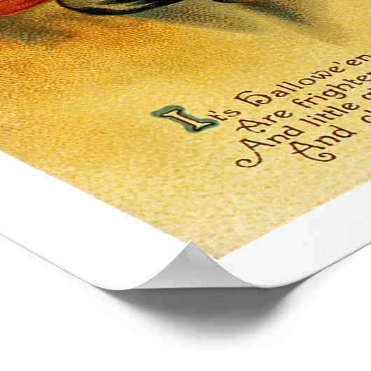 Halloween Pumpkin Poster (Hoek)