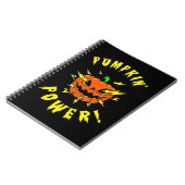 Halloween Pumpkin Power Notitieboek (Linkerzijde)
