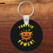 Halloween Pumpkin Power Sleutelhanger (Voorkant)