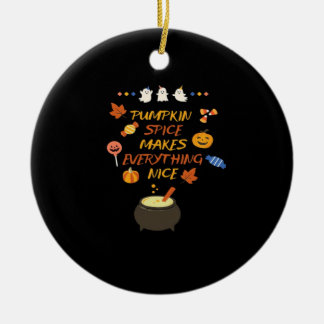 Halloween Pumpkin Quotes Classic Keramisch Ornament