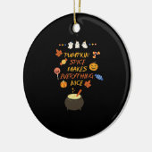  Halloween Pumpkin Quotes Classic Keramisch Ornament (Links)