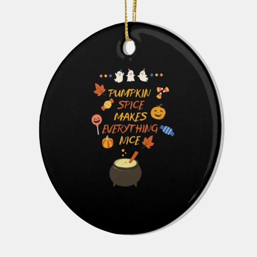 Halloween Pumpkin Quotes Classic Keramisch Ornament (Links)