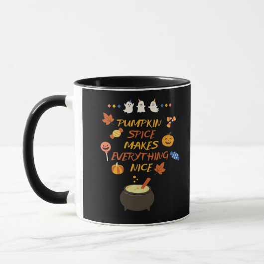 Halloween Pumpkin Quotes Classic Mok (Links)