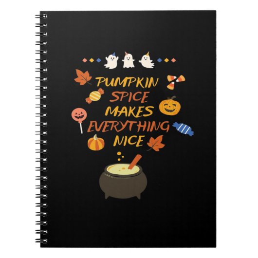 Halloween Pumpkin Quotes Classic Notitieboek (Voorkant)