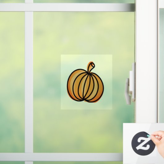 Halloween Pumpkin Raamsticker (Huis)