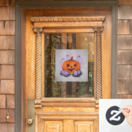 Halloween Pumpkin Raamsticker