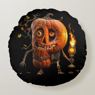 Halloween Pumpkin Rond Kussen