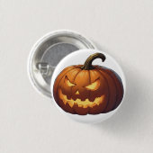 Halloween Pumpkin Ronde Button 3,2 Cm (Voorkant /achterkant)