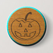 Halloween Pumpkin Ronde Button 7,6 Cm (Voorkant)