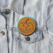 Halloween Pumpkin Ronde Button 7,6 Cm (In situ)