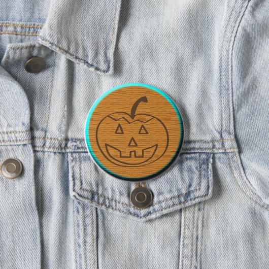 Halloween Pumpkin Ronde Button 7,6 Cm (In situ)