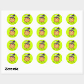  Halloween Pumpkin Ronde Sticker (Vel)