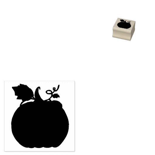 Halloween Pumpkin Rubberstempel (Gestempeld)