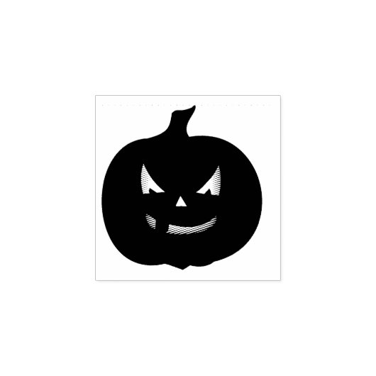 Halloween Pumpkin Rubberstempel (Afrduk)