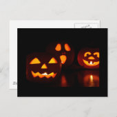 Halloween Pumpkin Scare Briefkaart (Voorkant / Achterkant)