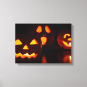 Halloween Pumpkin Scare Canvas Afdruk (Voorkant)