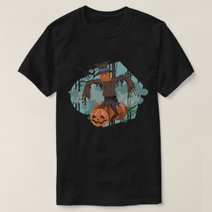 Halloween Pumpkin Scarecrow T-shirt