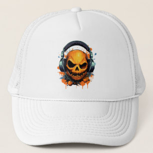 Halloween Pumpkin-schedel Trucker Pet