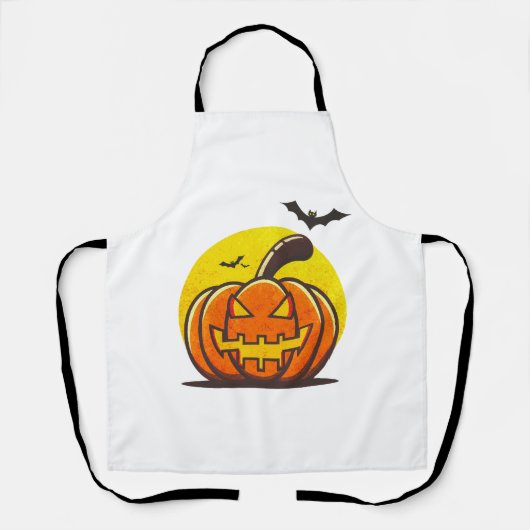 Halloween Pumpkin Schort (Voorkant)