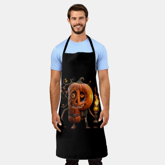 Halloween Pumpkin Schort (Gedragen)