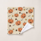 Halloween Pumpkin Seamless Pattern Bad Handdoek (Wasdoekje)