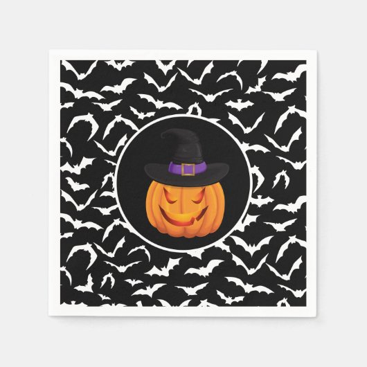 Halloween Pumpkin Servet (Voorkant)