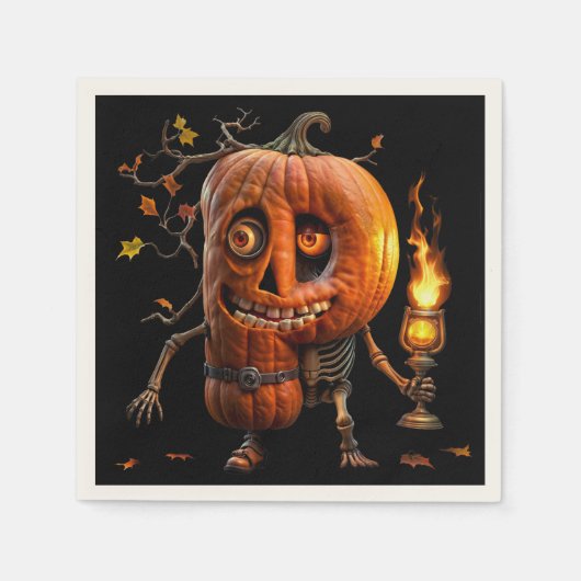 Halloween Pumpkin Servet (Voorkant)