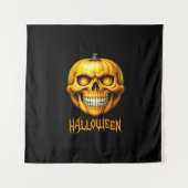 HALLOWEEN PUMPKIN SKULL WANDKLEED (Voorkant)
