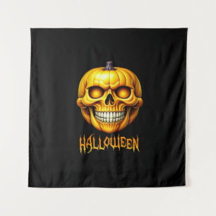 HALLOWEEN PUMPKIN SKULL WANDKLEED