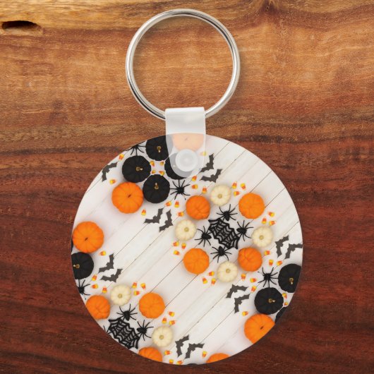 Halloween pumpkin sleutelhanger (Voorkant)