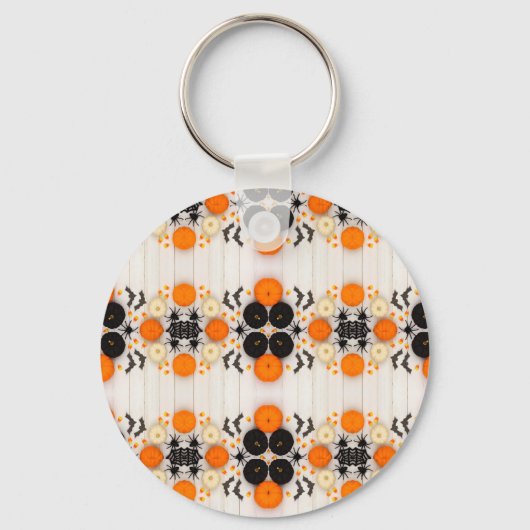 Halloween pumpkin sleutelhanger (Achterkant)