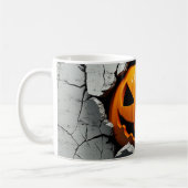 Halloween Pumpkin Smash Mok – Spooky Cracked Wall (Links)
